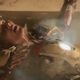 Pepper sorta suiting up back in Iron Man 3.